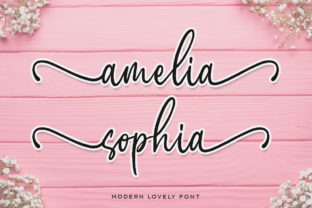 Amelia Sophia: A Soft Script Font for Editorial Design