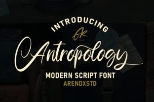 Anthropology Font for Small Business Branding