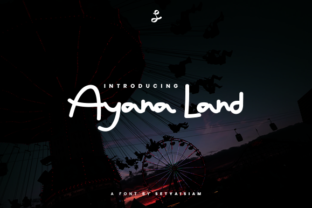 Ayana Land: A Casual Script Font for Editorial Design
