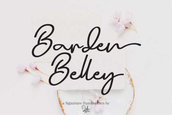 Barden Belley: A Script Font for Modern Branding