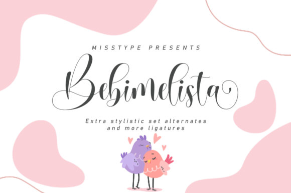Bebimelista: A Script Font for Editorial Design