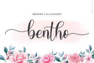 Bentho: A Romantic Script Font for Elegant Branding