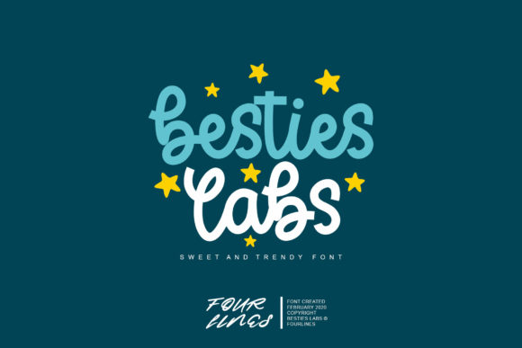 Besties Labs: A Modern Script Font for Branding