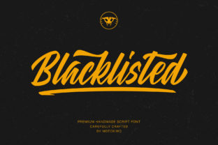 Blacklisted: A Vintage Script Font for Branding