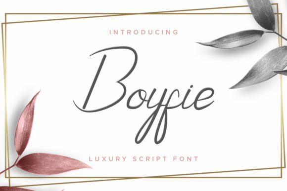 Boyfie Font: Authentic Script for Makers