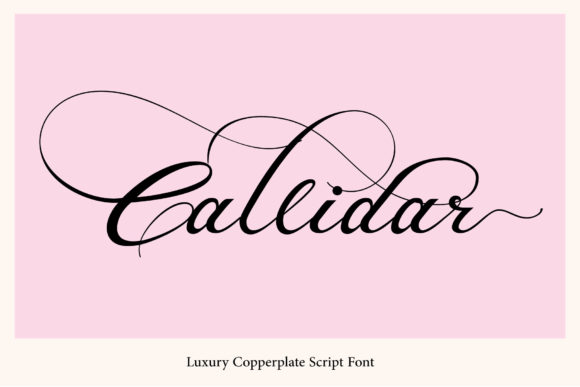 Callidar: The Script Typeface for Scroll-Stopping Campaigns