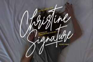Christine Signature Font for Elegant Branding