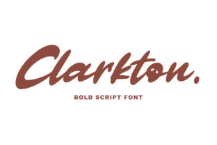 Clarkton: A Friendly Script Handwritten Typeface for Branding