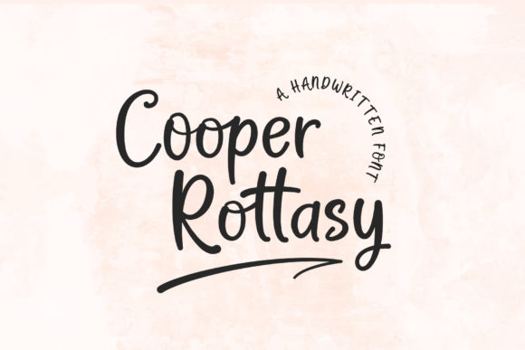 Cooper Rottasy: A Handwritten Font for Makers