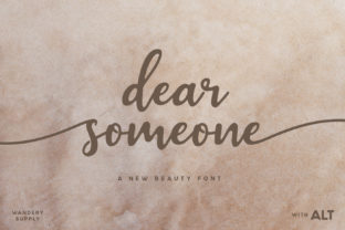 Dear Someone Font for Polished Brand Identity