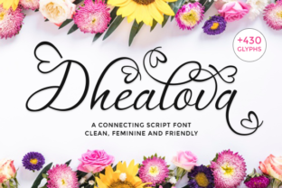 Dhealova: A Timeless Script Typeface for Editorial Design