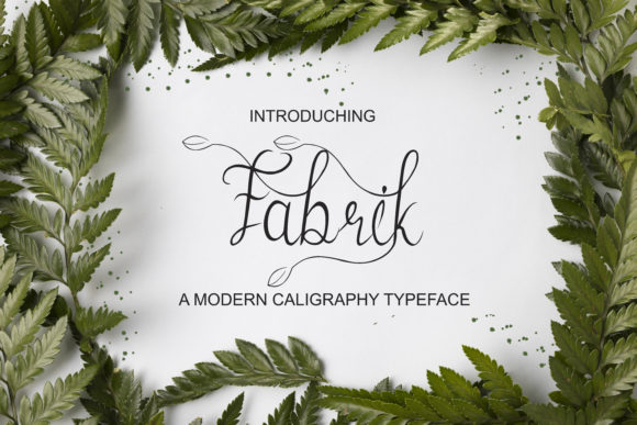 Fabrik: A Friendly Script Font for Small Business Branding