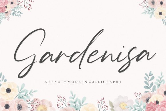 Gardenisa Script Font for Small Business Branding