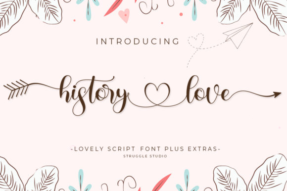 History Love: A Romantic Script Font for Makers