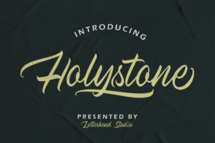 Holystone Typeface for Editorial Design