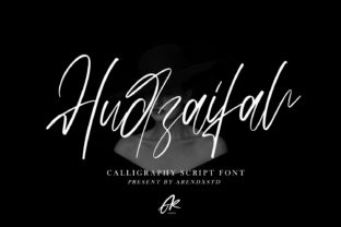 Hudzaifah: A Magical Script Font for Elegant Branding