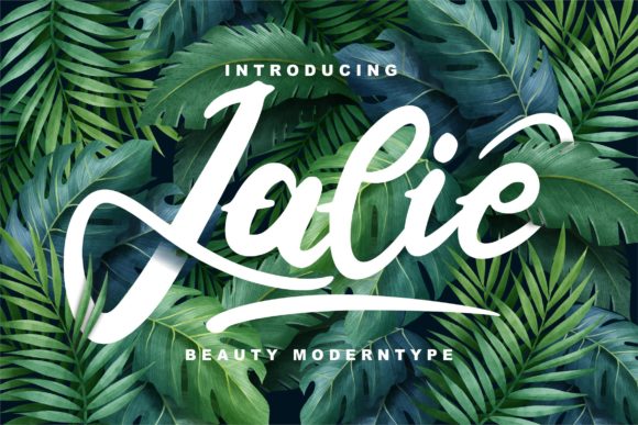 Jalie: A Script Font for Modern Branding