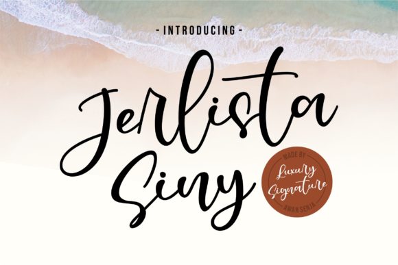 Jerlista Siny: The Ultimate Script Font for Elegant Design