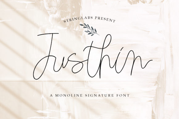 Justhin: A Magical Script Font for Elegant Designs