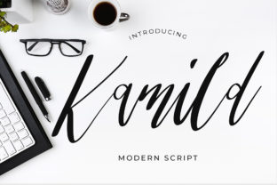 Kamild: A Modern Script Typeface for Branding