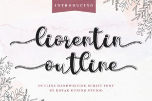 Liorentin Outline Font for Playful Campaign Design