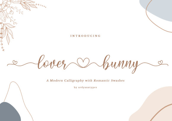 Lover Bunny Font for Polished Branding
