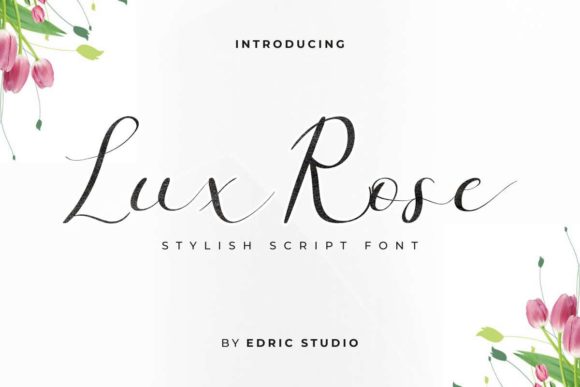 Lux Rose: A Script Font for Elegant Branding