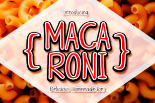 Macaroni Typeface for Editorial Design
