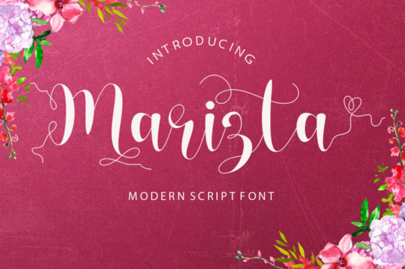 Marizta: The Romantic Script Font for Marketers