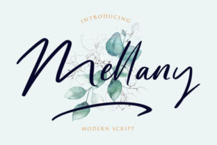 Mellany: A Luxurious Script Font for Modern Branding
