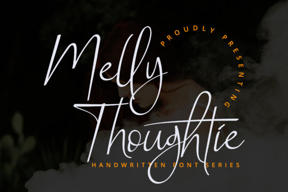 Melly Thoughtie: A Modern Script Font for Editorial Design