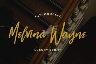 Melvina Wayne: A Luxurious Script Font for Branding