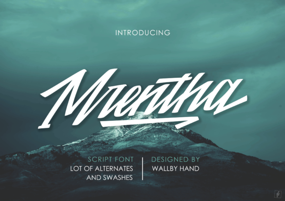 Mrentha: A Script Font for Polished Branding