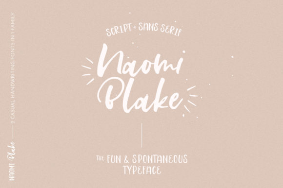 Naomi Blake Typeface for Modern Web Design