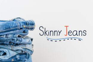 Skinny Jeans: A Modern Script Typeface for Campaigns