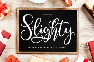 Slighty: The Modern Script Font for Elegant Branding