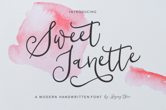 Sweet Janette: The Script Font for Clear Campaigns