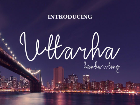Uttarha Handwriting Font for Small Business Branding