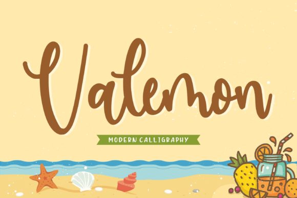 Valemon: Elevating Editorial Design with Script Handwritten Fonts