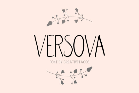 Versova: The Modern Script Font for Clear Campaigns
